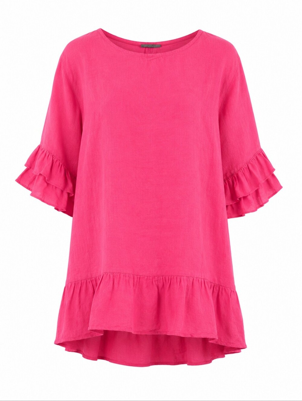 Piazza Del Tempio 100% Linen Tunic Dress – Made in Italy – Size Small